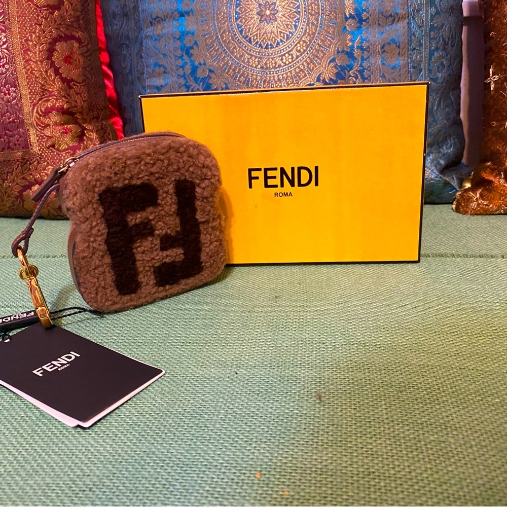 NIB Fendi toast bag charm/change purse (never used)